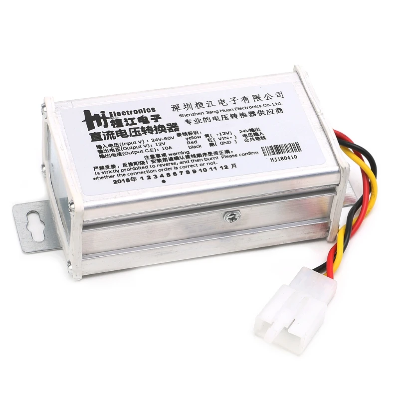 DC 24 V-60 V до 12V 10A 120W конвертер адаптер трансформатор для электрического велосипеда Прямая поставка поддержка