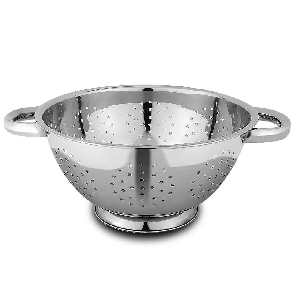 Корзина для фруктов из нержавеющей стали с основанием двойной ушной водой