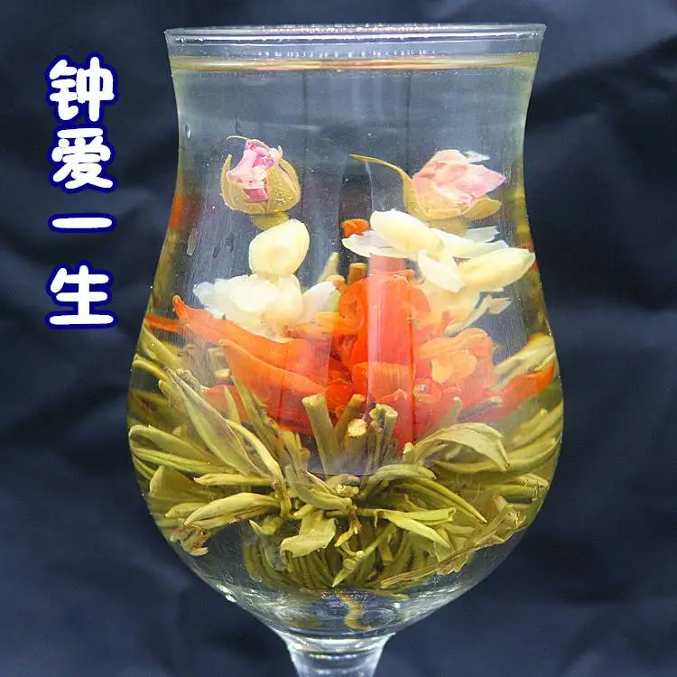 16 шт. Цветущий чай разных цветов ручной работы цветочный чай китайское цветение шары травяные поделки цветы подарочная упаковка