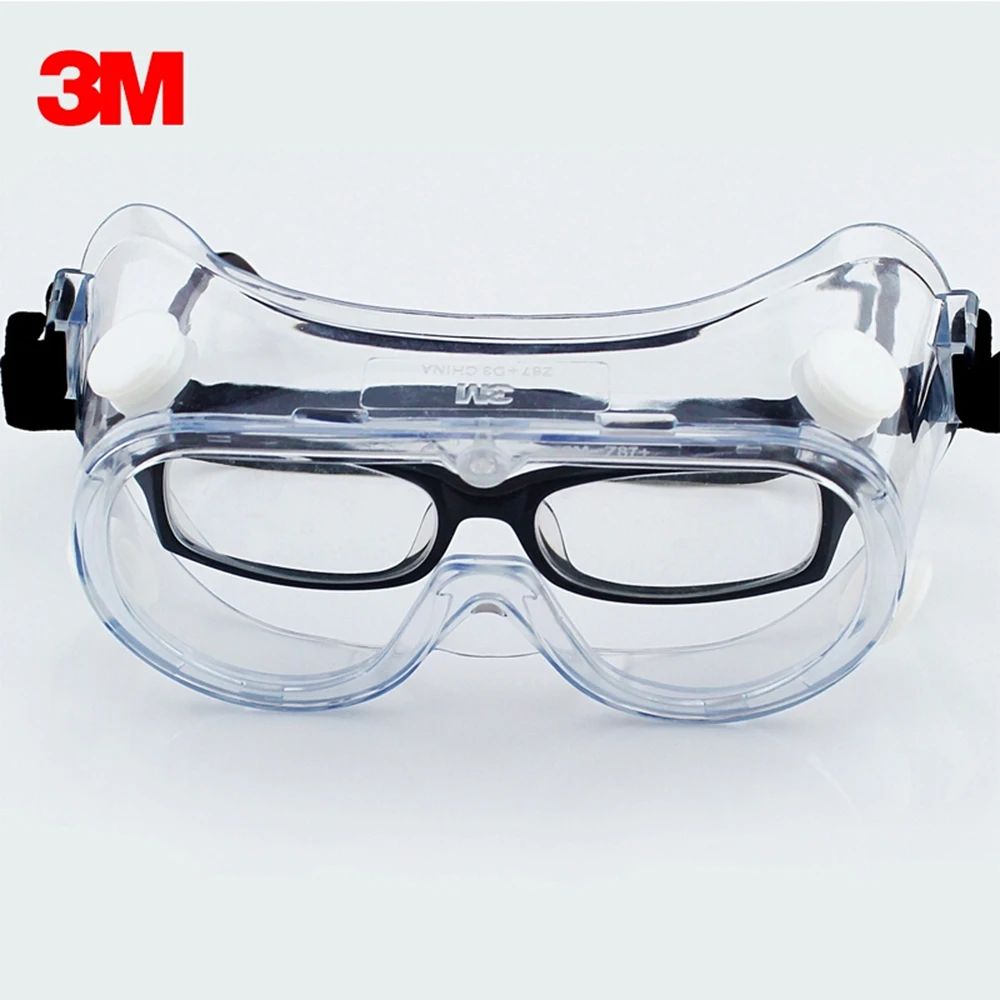 

3M 1621/1621AF Anti-Fog Chemical Splash Clear Goggles Safety Anti-Fog Lens Eye laboratory Paint Spray Glasses Protection Labor