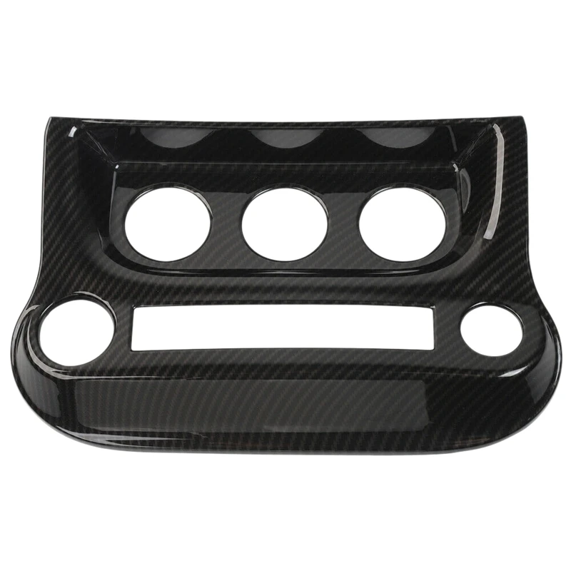 Панель переключателя кондиционера из углеродного волокна для Jeep Wrangler JK 2011