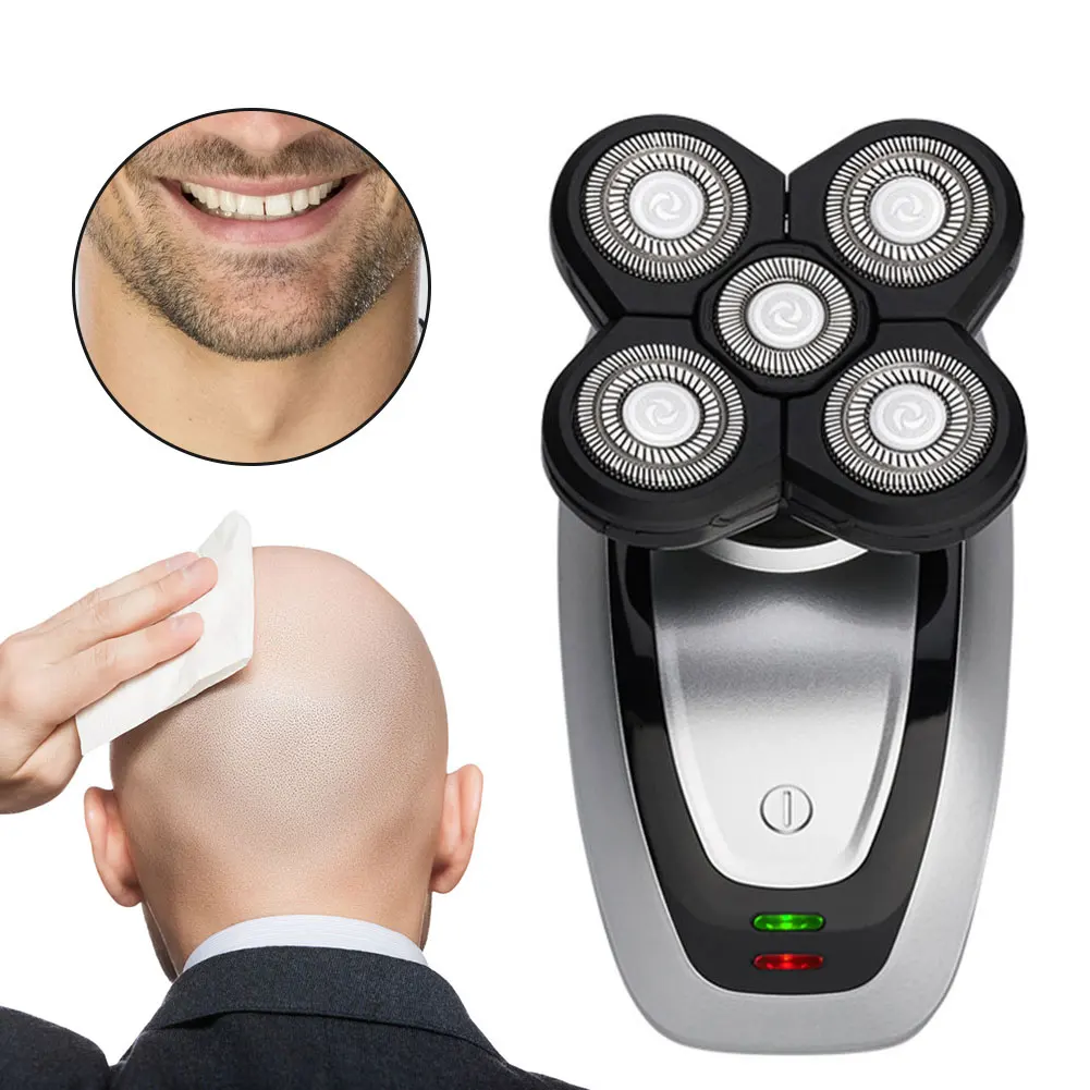

Floating Blade Electric Multifunction Hair Beard Waterproof Washable Travel Razor USB Rechargeable Trimmer Shaver Rotary