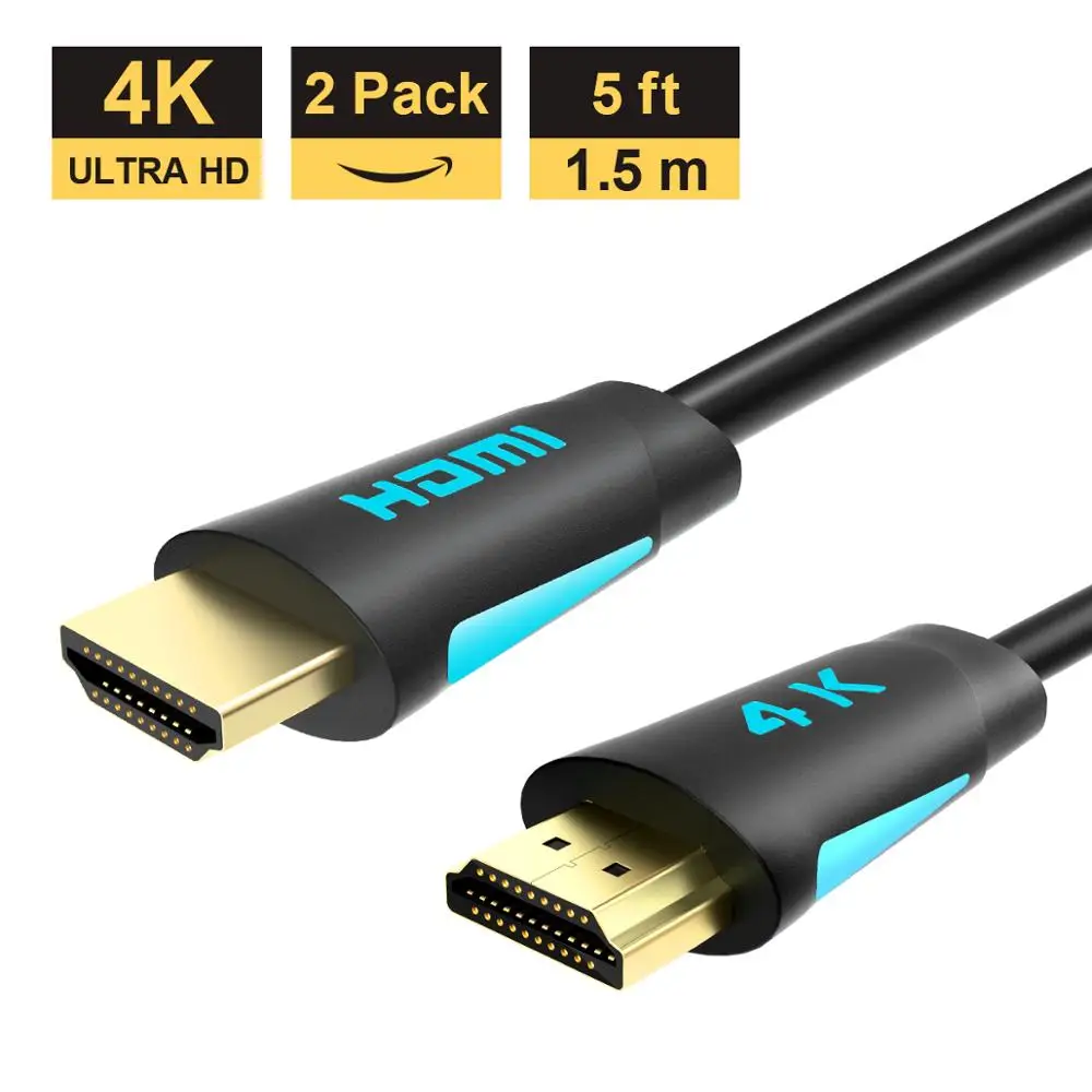 TESmart HDMI 2 0 4K @ 60 Гц к кабель 1 5 м с адаптером для 3D Xbox360 ЖК-дисплей PS3 PS4 проектор