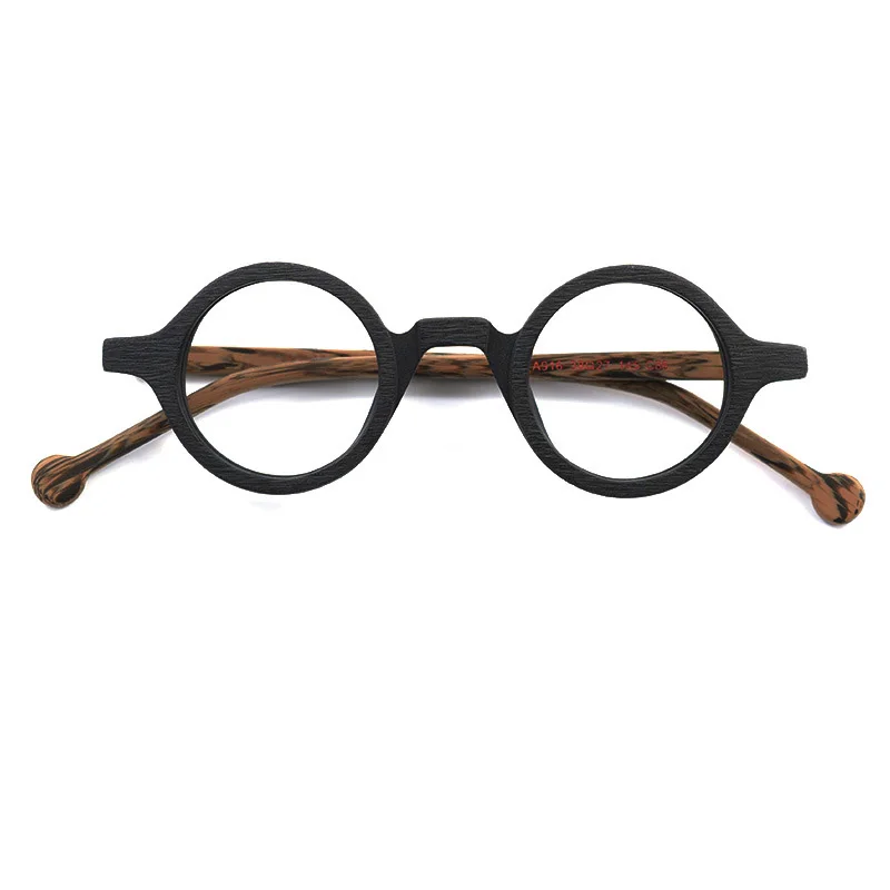 Маленькие круглые мужские очки с оправой, ретро классические женские очки, оптические очки для близорукости, прозрачные компьютерные очки ручной работы из ацетата