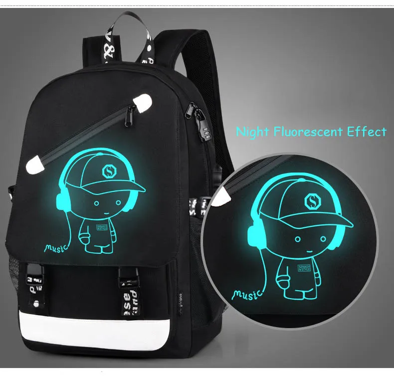 Новые школьные ранцы для мальчиков, модный рюкзак для ноутбука с usb зарядным портом, рюкзак для колледжа, студенческий рюкзак, черная Дорожная сумка