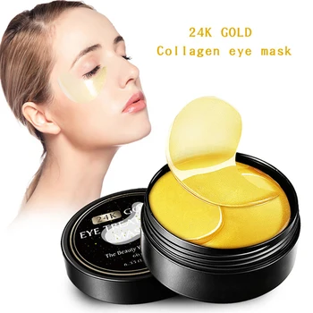 

60pcs Gold Collagen Eye Remove Dark Circles Whitening Essence Eye Patches Firming Sleep Moisturizing Eyes