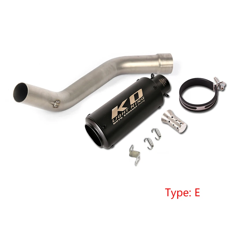 2008-2020 Ninja ZX10R Slip-on Exhaust Set Motorcycle Maid Pipe 51mm Mufflers Removable DB Killer Escape Reserve Catalyst Steel - - Racext 25