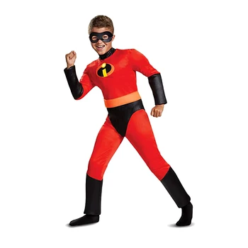 

Kids Frozone The Incredibles 2 Elastigirl Costume Fancy Halloween Party Cosplay Mask Costume Clothing Suit For Boys Girls