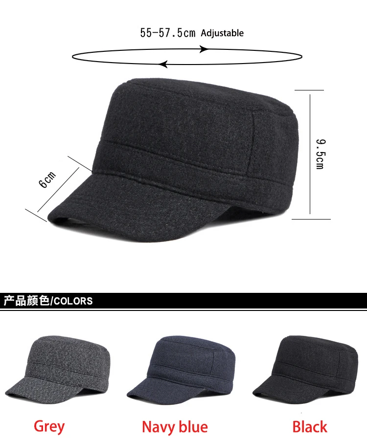 Middle Aged Men's Hat 2021 Winter Hat 