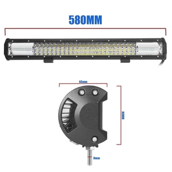 

Car Truck Super Bright 20inch 1152W Tri-Row LED Work Light Bar Lamp White