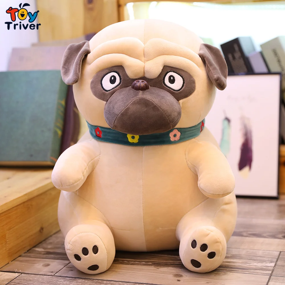 Sharpei Мопс Плюшевая собачка игрушка тривер чучело Детские куклы для малышей