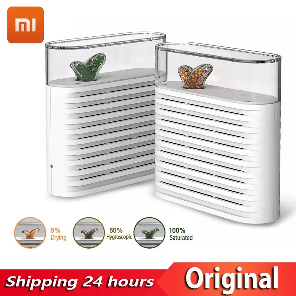 

Xiaomi Sothing Mini Air Dehumidifier Portable Rechargeable Reuse Air Dryer Moisture Absorber For Office Home Use 150ml 100-240V