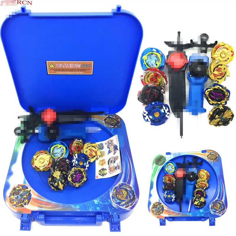 

Burst Spinner Set with Transmitter Toy Spinner Gyroscope with Launcher