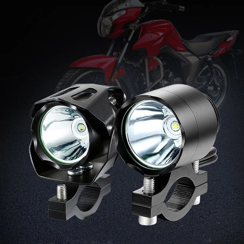 

2PCS Waterproof e-bike headlight XML T6 Led 10W input DC 12V 36V 48V 60V Electric Bicycle Headlight Front Lamp For Moto Bike