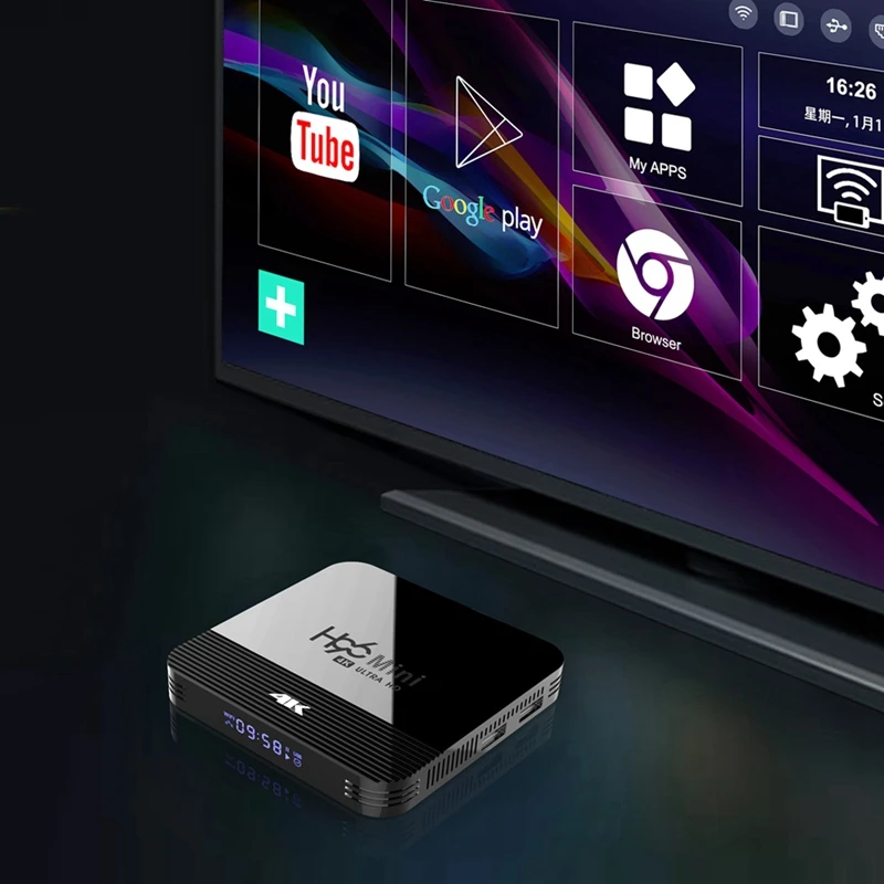 FULL-H96 мини H8 Android 9,0 ТВ приставка RK3228A 1GB 8GB 4K Смарт ТВ приставка 2,4G& 5G Wifi BT4.0 медиаплеер телеприставка