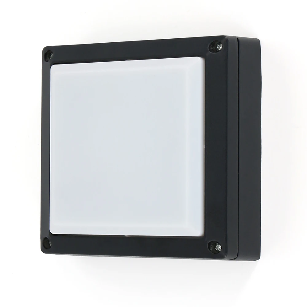 Square Led Radar Motion Sensor Outdoor Wall Light Light Control 10W Ip65 Waterproof Wall Lamp Sconce 3 Light Color Changeable Square Led Radar Motion Sensor Outdoor Wall Light Light Control 10W Ip65 Waterproof Wall Lamp Sconce 3 Light Color Changeable