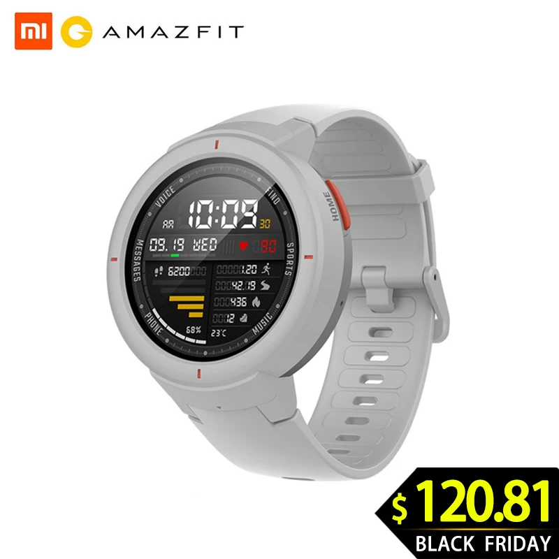 Huami Amazfit Verge спортивные Смарт-часы 3 gps Bluetooth воспроизведение музыки вызов ответ сообщение толчок пульсометр