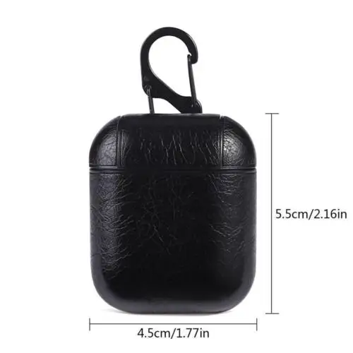 Кожаный чехол для наушников Airpods для Apple AirPod Coin Wallet