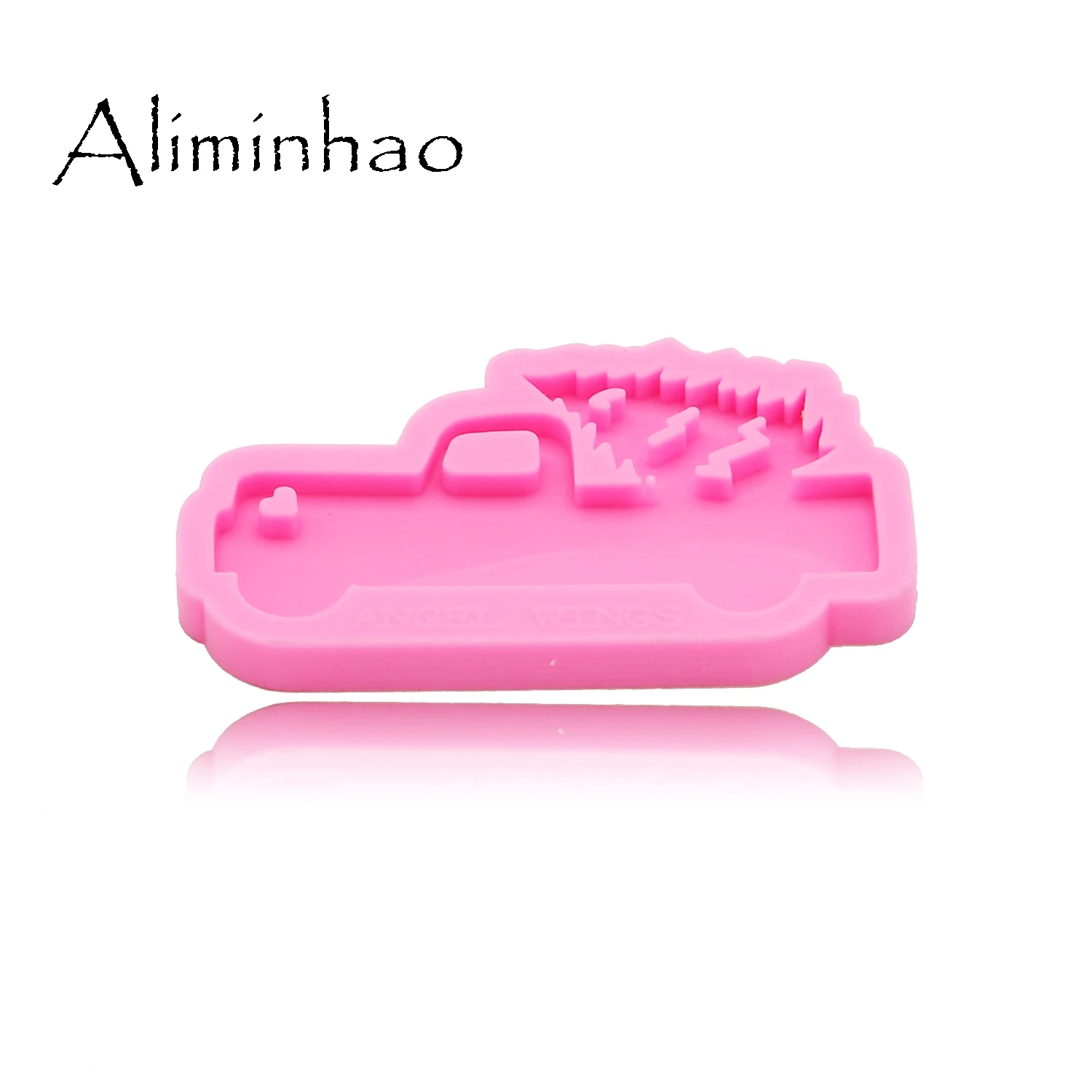 DY0148 блестящие Автомобильные силиконовые формы для DIY брелок грузовик и дерево эпоксидная смола, Форма Ремесло на заказ брелок