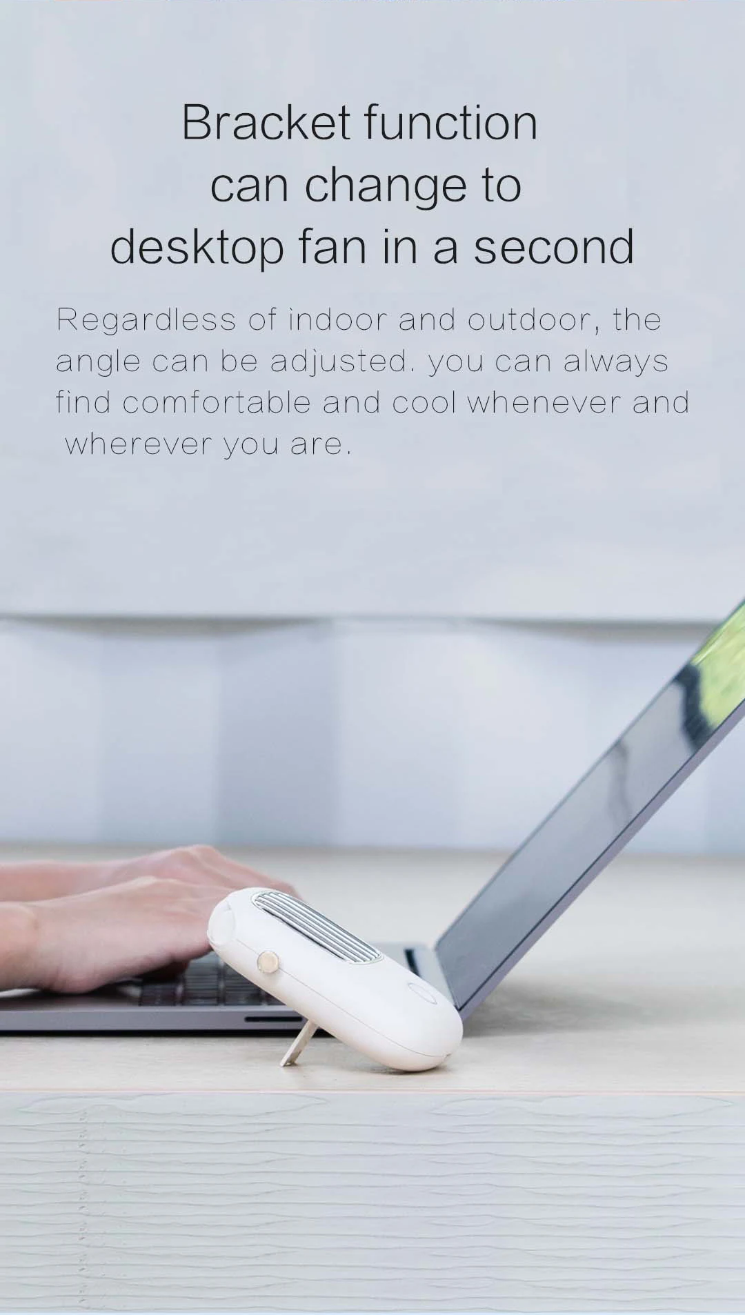 Gadgetoo Totu Portable Hanging Neck Fan Mini Pocket Air Cooling Fan