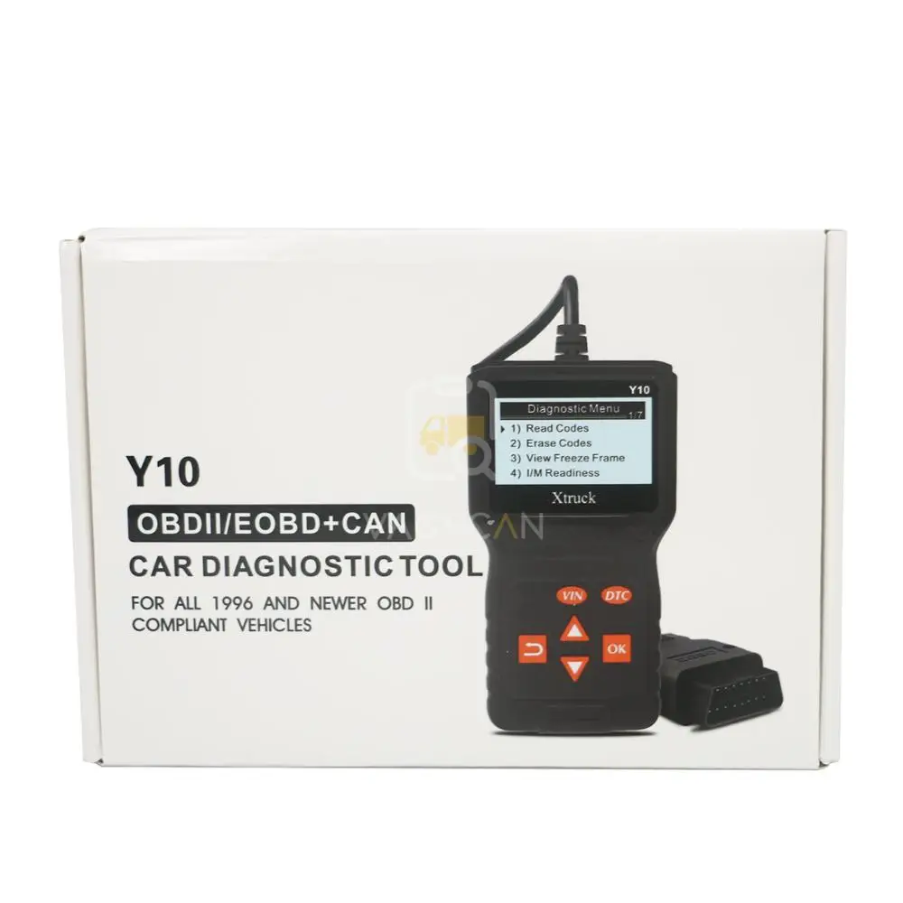 Автомобильный считыватель кодов OBD2 Xtruck Y10 универсальный диагностический сканер инструмент автомобильный диагностический сканер OBDii код двигателя читатель Creader