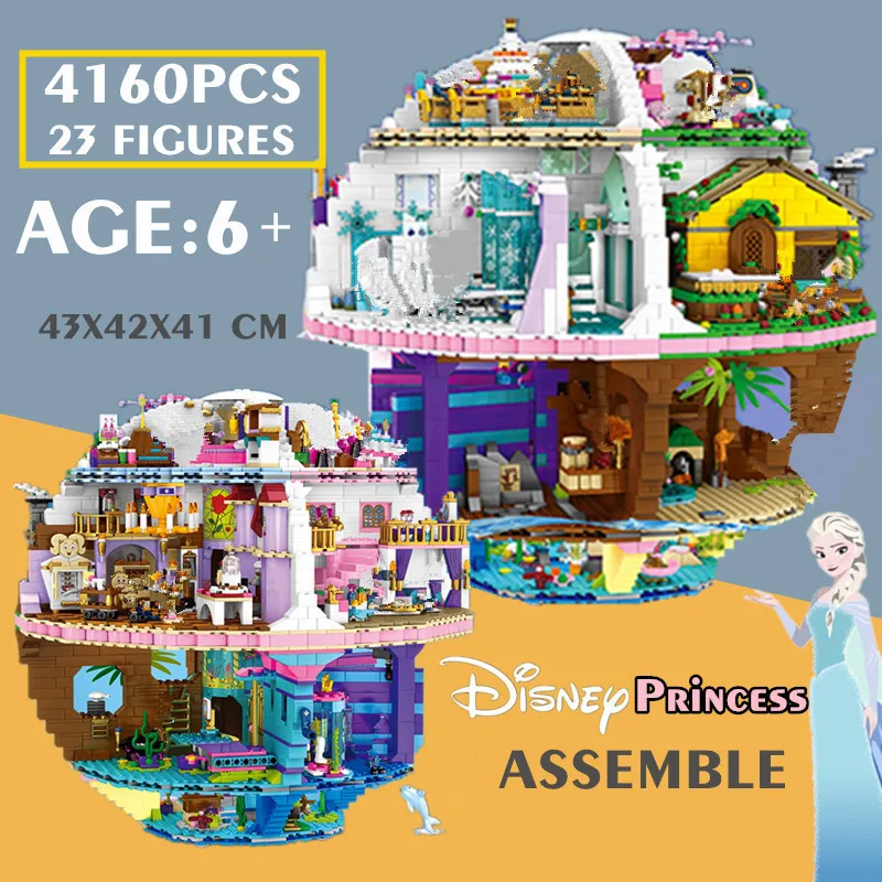 New 4160pcs Disney Princess Scenes Frozen Elsa Figures Ideas Death Star Space Wars Friends Building Block Brick Toy Girls Gift Blocks Aliexpress