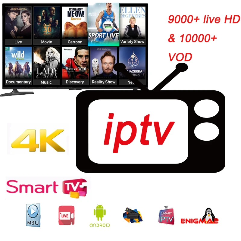 Стабильная IPTV подписка для взрослых 9000+ live10000+ vod smart IPTV для Испании, Польши, Франции, Италии, Великобритании android Код Устройства