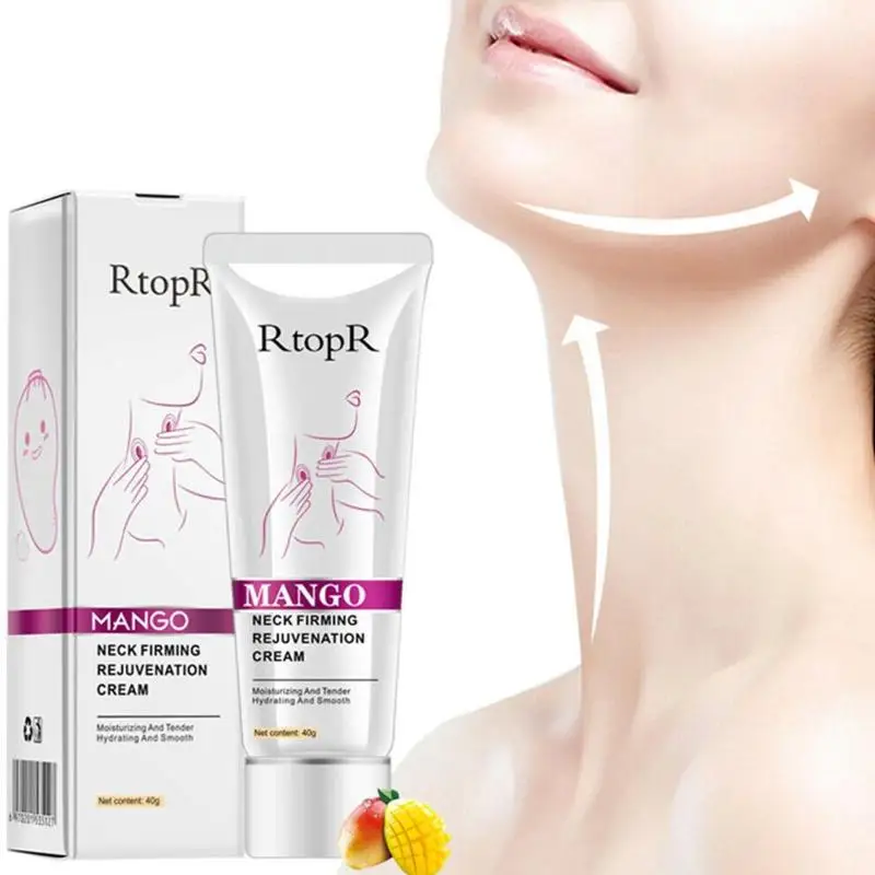 40ml Collagen Neck Cream Anti Wrinkle Smooth Neckline Cream Refreshing Face Neck Whitening Cream