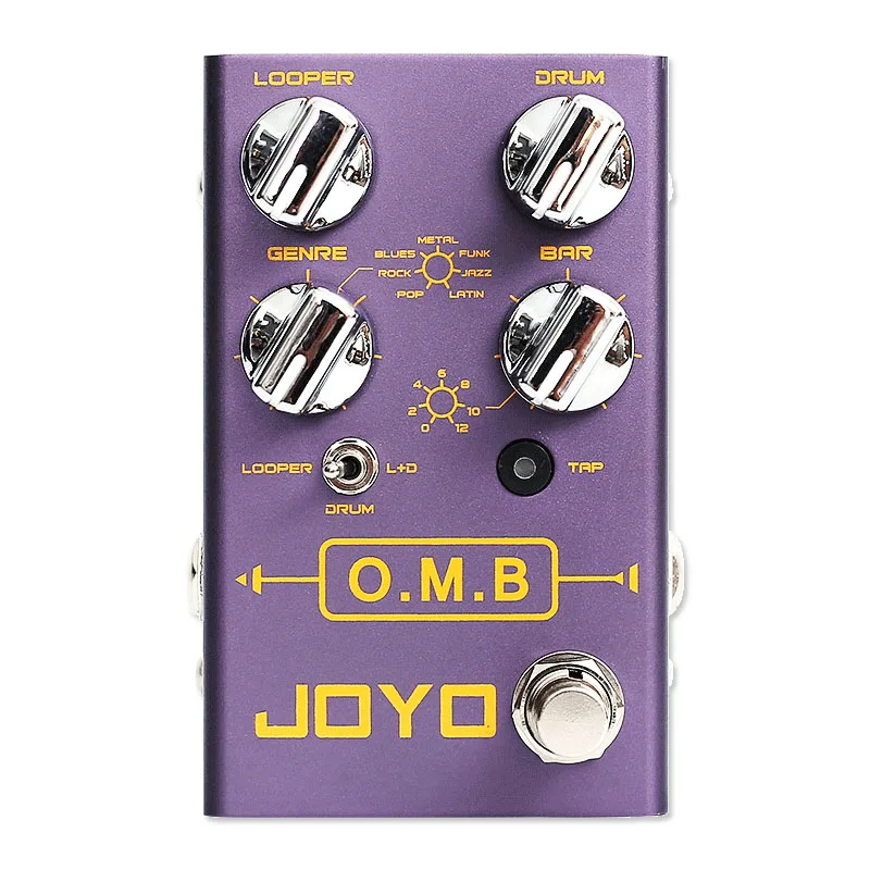 Joyo R-06 O.M.B петлер+ барабанный режим гитарные эффекты автовыравнивание Кол-во гитарных частей Аксессуары гитарные эффекты