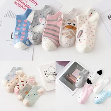 Япония Харадзюку мультфильм кролик забавные женские ноги милые носки хлопковые носки трендовые носки скейтборд леди Искусство Socksskarpetki