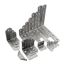 Рекомендуется Нержавеющая сталь угловой кронштейн под углом 90 градусов правый угол усиленный для сгибания железных труб под угол Треугольники Г-образный кронштейн Скоба полки п