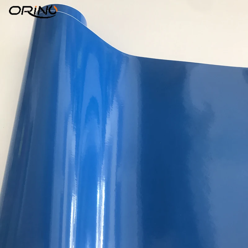 Dark Blue Gloss Vinyl Wrap Sticker-2
