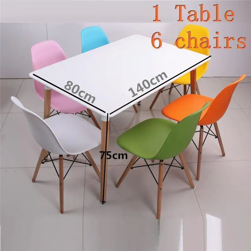 Tafel набор Eettafel A Manger модерн Dinning Piknik Masa Sandalye деревянный комедор стол Mesa De Jantar Bureau обеденный стол - Цвет: Version M