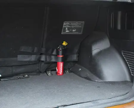 2 шт. Автомобильный багажник хранения содержимое мешок быстрого огнетушителя держатель безопасный набор ремней
