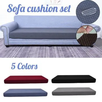 

Pillow Cover 2020 New Brand Pillow Case Single Waterproof Elastic Sofa Seat Couch Slipcovers Protector Cushion Cover Cojines