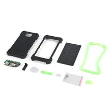 Солнечная панель Внешнее зарядное устройство для путешествий, кемпинга, зарядное устройство для смартфонов