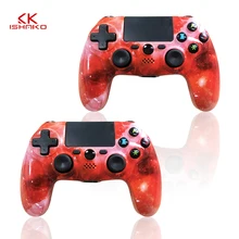K ISHAKO 1 шт./2 шт. беспроводной Bluetooth 4,0 геймпад джойстик для PS4 контроллер DualShock4 геймпад PlayStation 4 Сенсорная панель звезда красный
