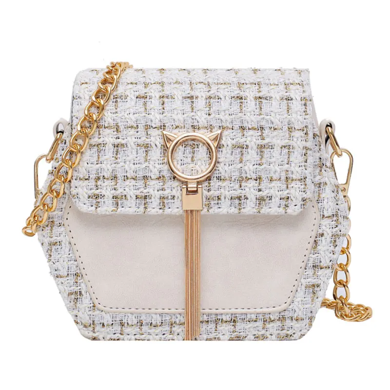 Элегантная женская квадратная сумка с кисточками 2019 зимняя модная Новая