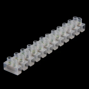 

10Pcs Barrier Screw Terminal Wire Connection Connector 10A 12-Position Block