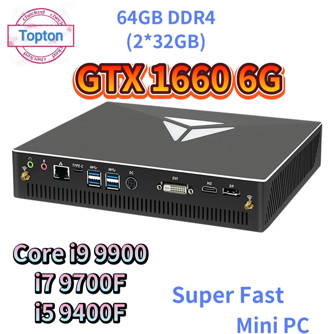 Highend Mini Pc Gamer Nvidia Gtx 1660s 6g Vram Cyberpunk Gta5 Desktop