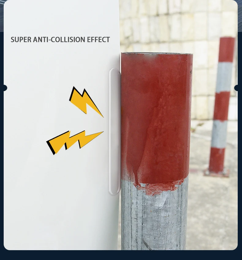 Car Door Edge Transparent Anti Scratch Protection Strips Bumper Scuff Plate BarRearview Mirror Anti-collision Protector Sticker