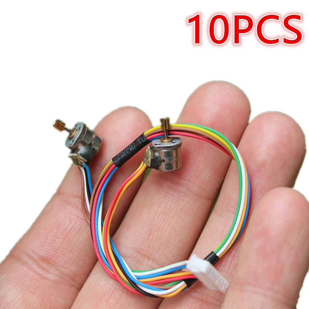 Løsne Bemærk venligst Trin 10PCS/LOT 6mm micro stepper motor With gear Two phase four wire stepper  motor Small 2 phase 4 wire stepping motor|Stepper Motor| - AliExpress