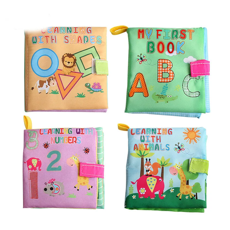 

baby soft cloth book educational pictures toy early stimulation toddler newborn child kids quiet learn resources fabric book