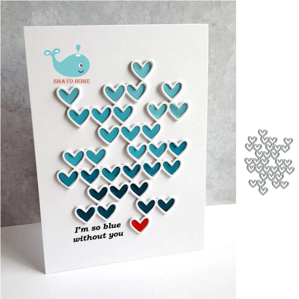 

mini love Metal Cutting Dies Frame for DIY Scrapbooking Card Album Embossing Crafts Die Cut New