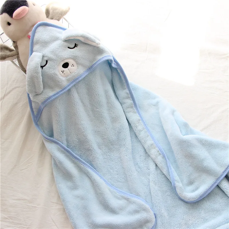 Toddler Baby Hooded Towels Newborn Kids Bathrobe Bath Towel Blanket Warm Sleeping Swaddle Wrap for Infant Boys Girls Bath Towel,Cotton Towel,Baby Towel,Baby Bathrobe