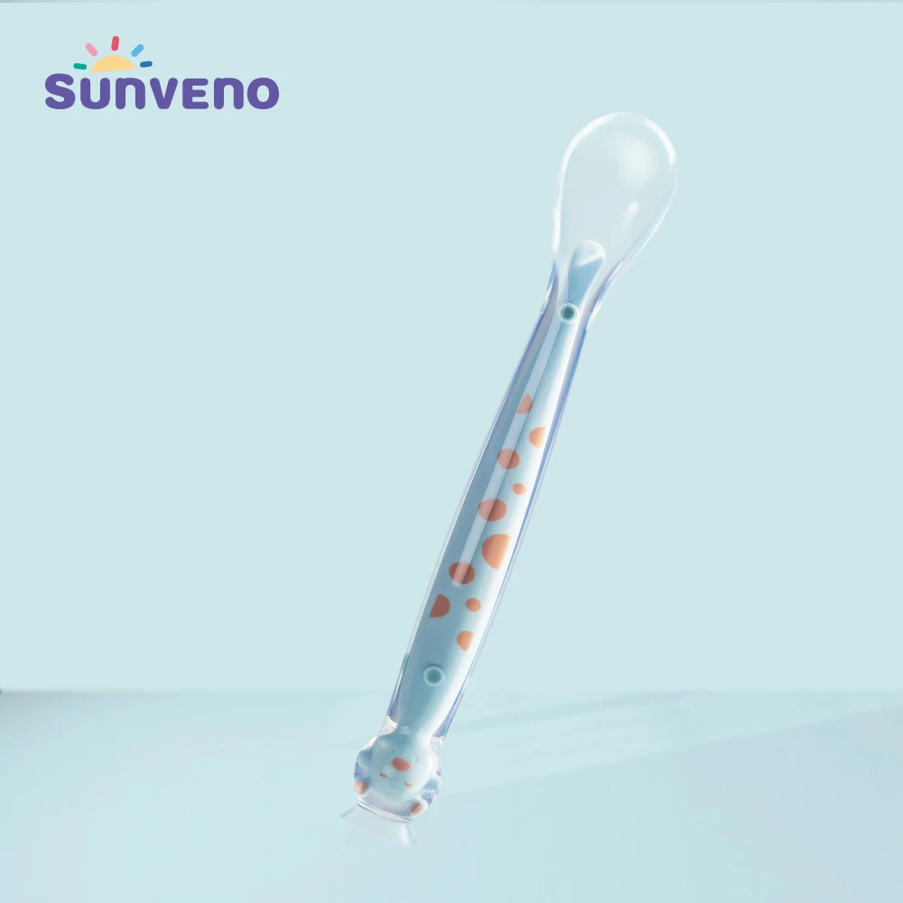 Sunveno Детские Ложки для кормления ребенка посуда для кормления ложка, вилка, столовые приборы новорожденных посуда Совы набор вилок и ложек