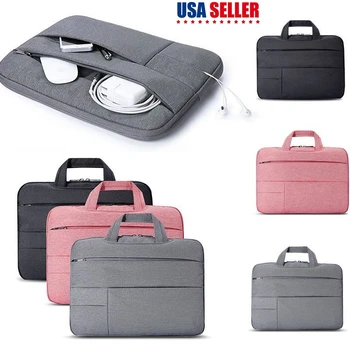 

13.3inch 14inch 15.6inch Laptop bag Multi-pocket Luxury laptop carry bag for men and women waterproof With hidden zipper closure