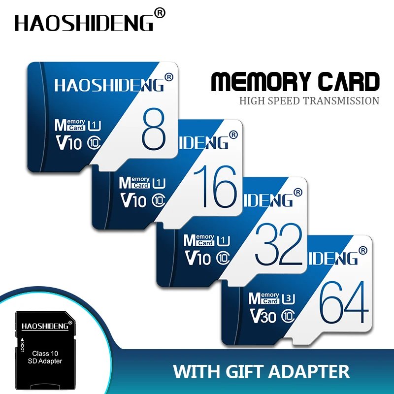 HSD Мини карта 32 ГБ 16 8 128 Гб 64 Microsd C10 Micro TF/карта памяти картао де Мемория карт