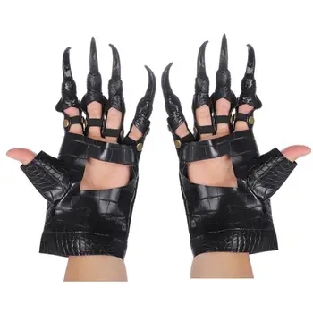 

1 Pair Creative Chic Funny Scary Gloves Claw Design Gloves Prank Props Prank Gloves for Home Halloween Party