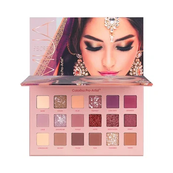 

18 Color Desert Matte Eye Shadow Palette Waterproof Anti-fouling Long-lasting Easy To Apply Low-light Eye Shadow Powder.w